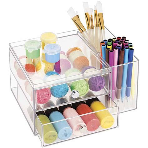 In fact, clear acrylic desks for the home office are in high demand, in part because of the luxurious quality they add to a room with their icy shine, and in part because of the tidy appearance they offer. Clear Acrylic Desk Organizer With 2 Drawers - Buy Acrylic ...