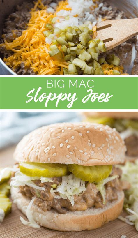 How to make big mac sloppy joes. This Big Mac Sloppy Joe gives you all the flavors of your ...