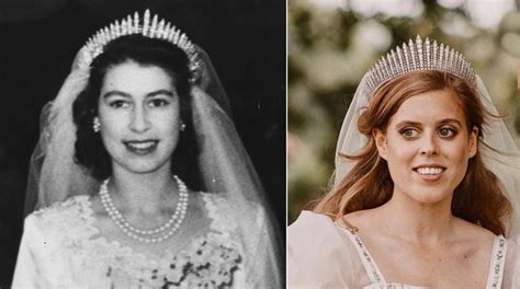 György brit király felesége, ii. Erzsébet királynő ruháját és tiaráját viselte Beatrix ...