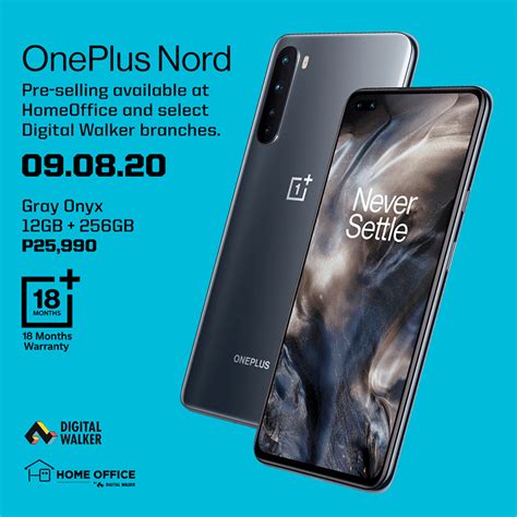 128gb (and thus the cheaper. OnePlus Nord 12/256GB now up for preselling at Digital Walker