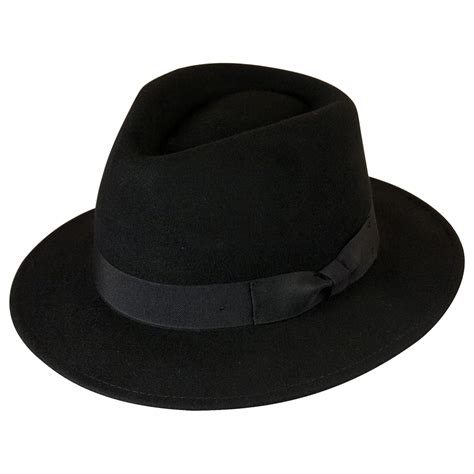 Orders over $75 ship free. Gamble & Gunn Black Felt Fedora — Gamble and Gunn