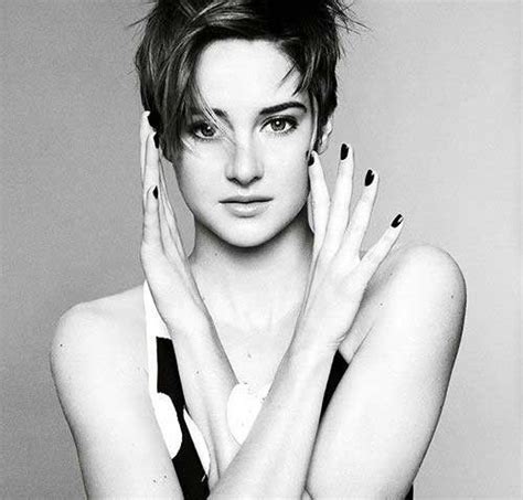 She chopped her long locks for an upcoming role as a cancer patient, and, fittingly, donated them to a children's charity. Pin by Eddy Jean Alain on shailene | Short hair styles ...