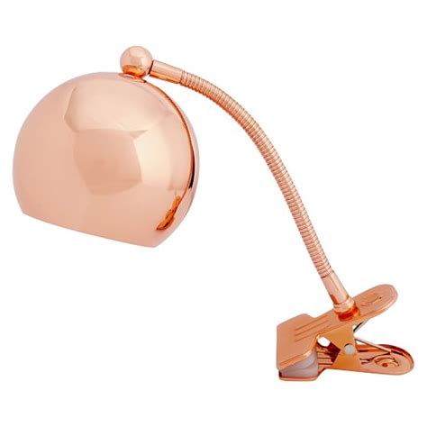 By admin filed under lamp; Spotlight Clip Task Light, Rose Gold | Pottery Barn Teen