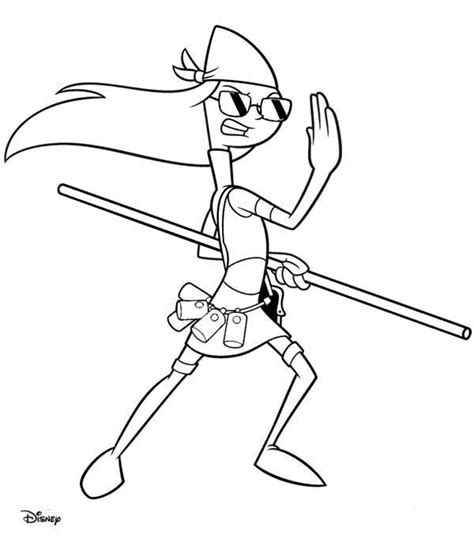 Click the candace flynn coloring pages to view printable version or color it online (compatible with ipad and android tablets). Candace Flynn In Action In Phineas And Ferb Coloring Page ...