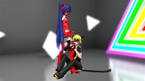 535.4k 3 min quality : MMD Luvatorry! - Ladybug and Chat Noir - YouTube