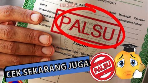 Dimana saat ini kita bisa dengan mudah jual beli secara online. PENTING..!! Begini Cara Cek Ijazah Lulusan Asli Atau Palsu ...