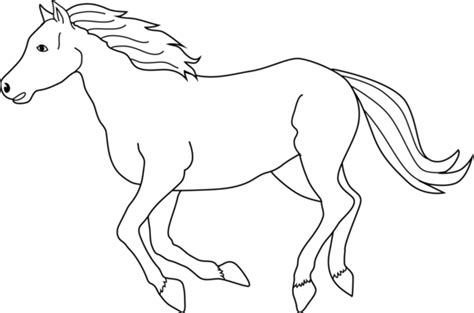 Use them for yourself, children. Galloping Horse Coloring Page - Free Clip Art