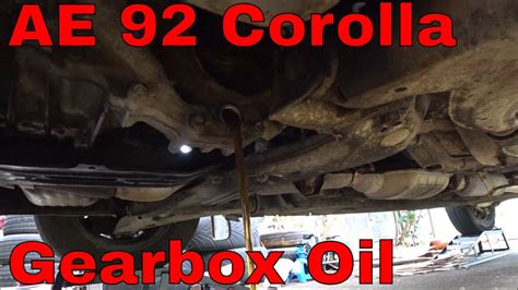 Great savings & free delivery / collection on many items. AE92 Toyota Corolla - How to Change Manual Gearbox Oil ...