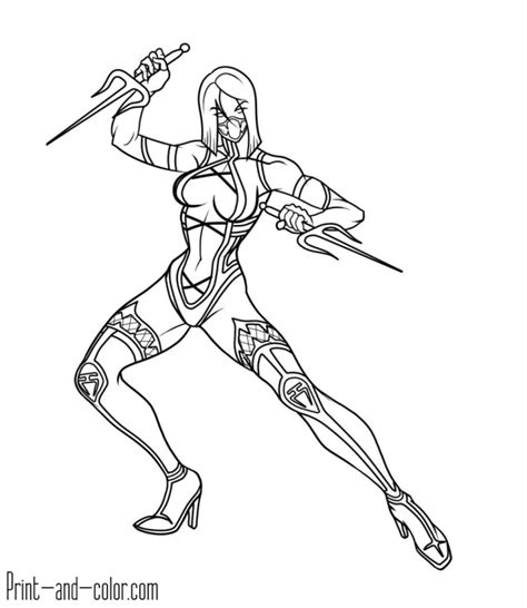 Primary menu skip to content. Excellent Image of Mortal Kombat Coloring Pages ...