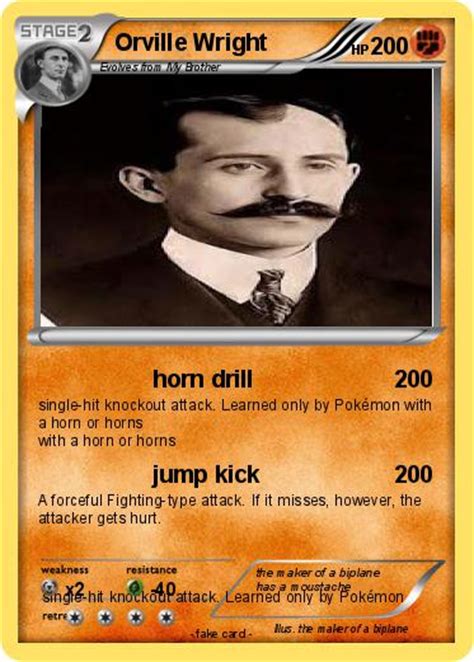 It was tm07 in generation i. Pokémon Orville Wright 1 1 - horn drill - My Pokemon Card