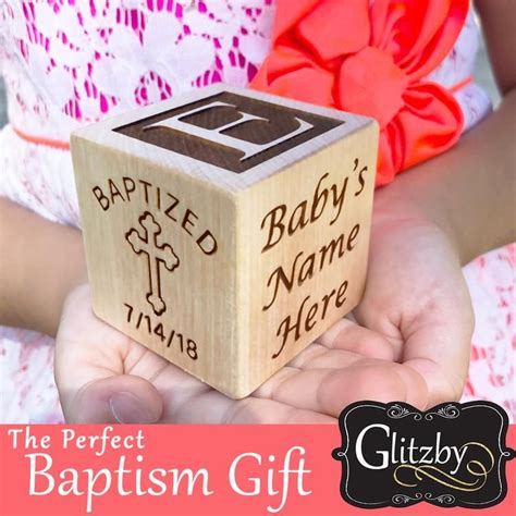 So far all of my orders have been for babies and toddlers! Baptism Christening Dedication Block | Godson gifts ...