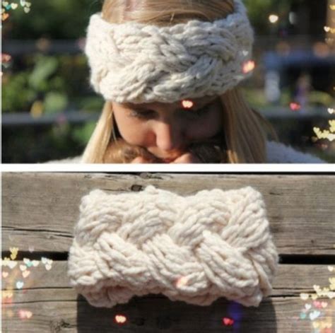 Fold your braided piece in half, then try it on your head. Braided Headband | Diy headband, Knitted headband, Diy hair accessories
