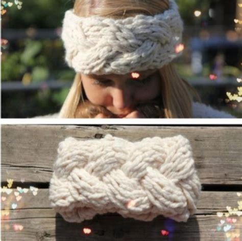 I was walking through target a few weeks ago and noticed this little knit fabric headband that was not just braided together.but woven. Braided Headband | Diy headband, Knitted headband, Diy hair accessories