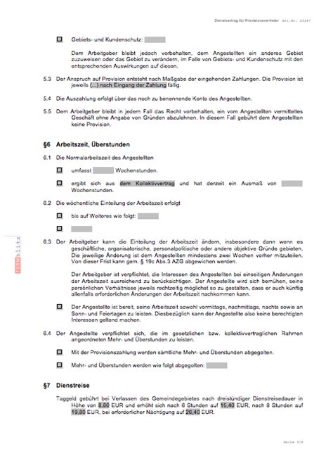 Die provision oder sonstigen gewinnbeteiligungen können monatlich oder auch. Dienstvertrag für Provisionsvertreter - Muster-Vorlage zum Download