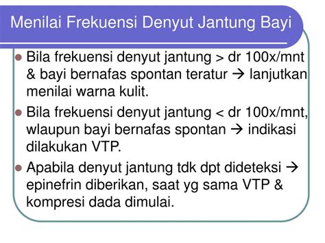 Pada saat yang sama, tekan dahi ke bawah dengan tangan lainnya. PPT - ASUHAN PADA BAYI BARU LAHIR PowerPoint Presentation ...