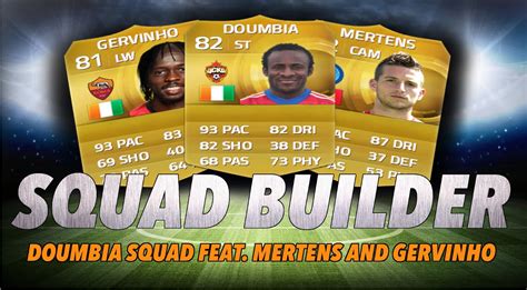 Make social videos in an instant: Fifa 15 | Squad Builder #2 | 25k Doumbia Squad feat ...