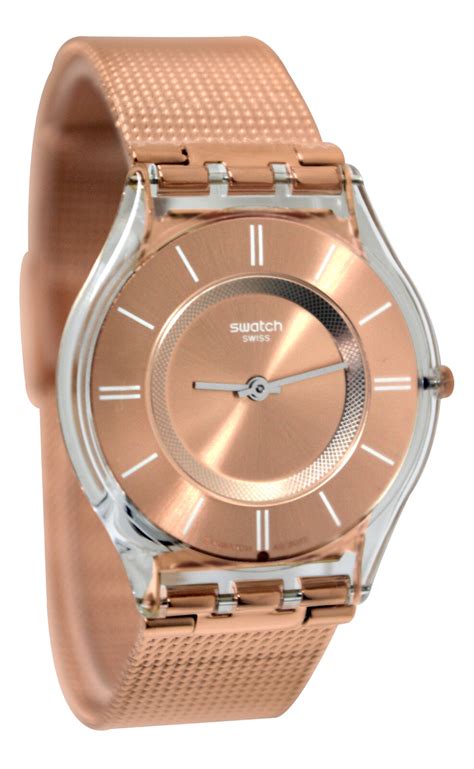 Marques de luxe et pièces tendances, retrouvez des milliers d'articles sur mode femme swatch sur galerieslafayette.com ! Swatch SFP115M Hello Darling Rose Gold SKIN Montre Femme ...