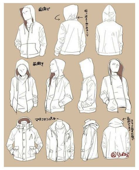 How to draw a hoodie, draw hoodies, step by step, drawing guide, by dawn. #hoodie #drawing #reference #character #design in 2020 ...