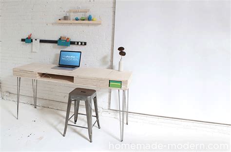 Building a modern computer desk. HomeMade Modern EP30 The Flip Desk