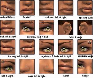 Face Piercings Chart