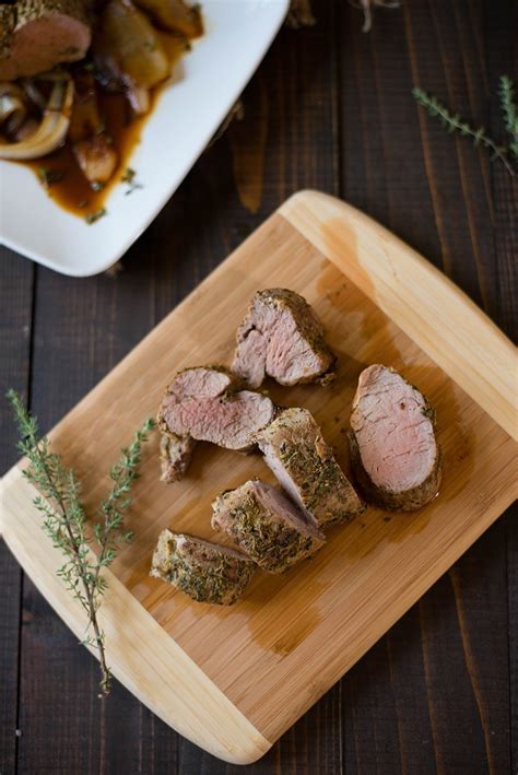 Cover gently with foil for baking and put it in a moderately warmed oven to bake until ready. Pork Fillet Roasted In Foil / Pan Seared Oven Roasted Pork ...