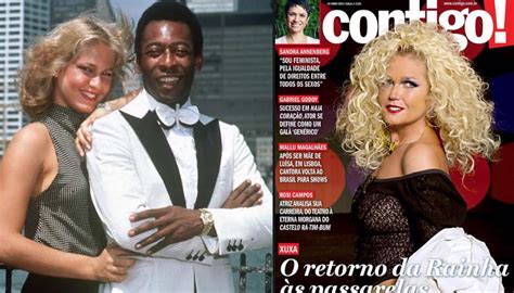 Futbolista futbol pele junto a la conductora infantil xuxa pele dep arch. El sorprendente cambio de look de Xuxa, expareja de Pelé