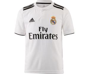 Jubel auch du im königlichen gewand und feiere den temporeichen und dynamischen fußball der kicker aus madrid. Adidas Real Madrid Home Trikot 2018/2019 Kinder ab 20,94 ...