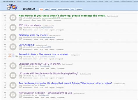 Search forums like reddit for the experiences of other users. Buy bitcoin reddit uk