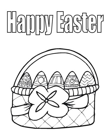 Free printable easter basket coloring pages. Easter Free Printables 2008