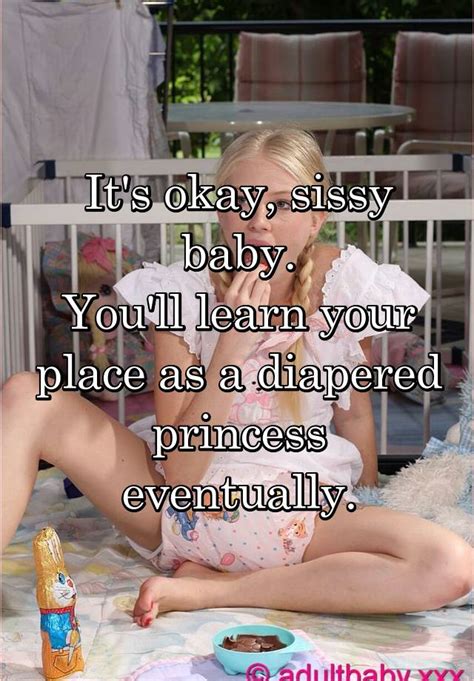 • nappy diaper covers especially for the sissies amongst you. It's okay, sissy baby. You'll learn your place as a ...