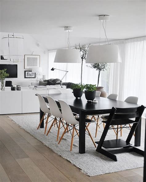 This single room contains a bedroom, living room and dining room all in just one tiny space and it looks both. 10 Cool Scandinavian Dining Room Interior Design Ideas - Interioridea.net
