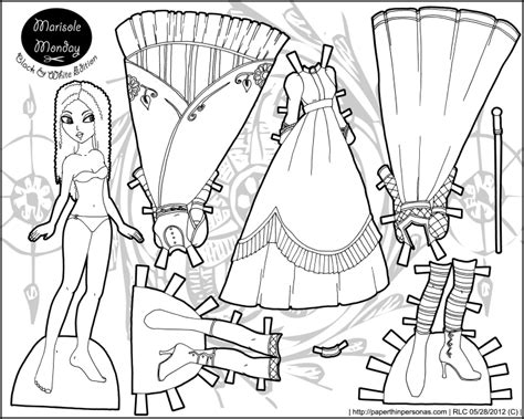 Jan 18, 2021 · these princess coloring pages feature fun images that will delight your child. Marisole Monday: A Princess in Black and White | Paper ...