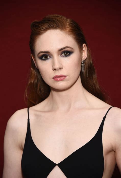 No doubt that karen is extremely hot and it's almost impossible for a man to not get attracted to her. Karen Gillan