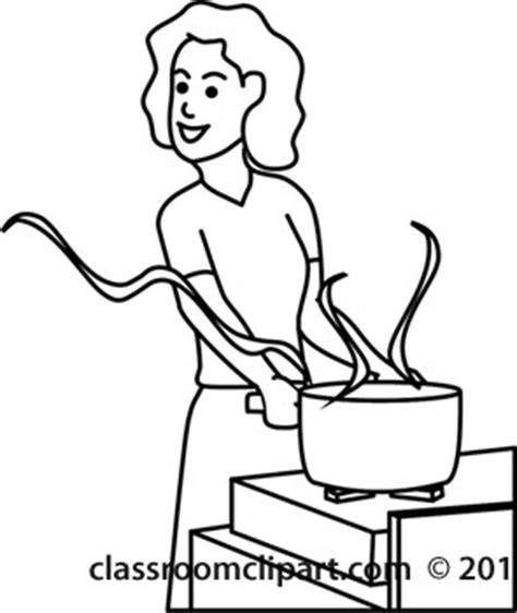 Mother and kids are cooking. Mother Cooking Drawing at GetDrawings | Free download
