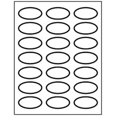 Printing labels using word can be done in two ways: Templates - Oval Labels, 21 per sheet | Avery