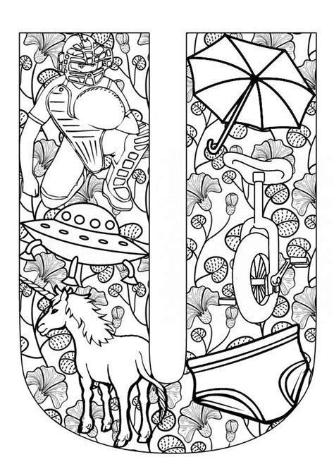 Letter d coloring pages for adults. U Is For Underwear Coloring Page - Coloring Home