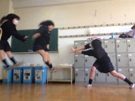 What could possibly go wrong? New Craze in Japan: Japanese Schoolgirls Doing DBZ Energy ...