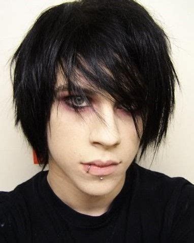 Emo men can wear any style of the bob hairstyles like; Top Five Emo Hairstyles for Guys - Hairstyle on Point