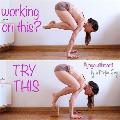This post looks at bakasana (crane pose) from an iyengar yoga perspective. #yogawithmarti today is bakasana 😊 If you try it let me ...