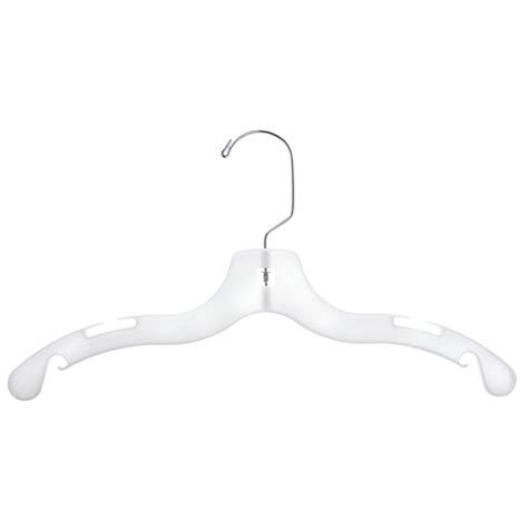 All of our juniors wooden hangers are made from the finest maple and beech hardwoods available and then triple layered in premium lacquer for a smooth beautiful finish that will last for years. 14" White Economy Junior Top Hangers