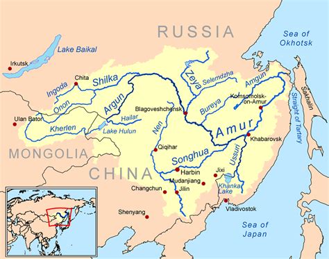 Navigate japan map, japan country map, satellite images of japan, japan largest cities map with interactive japan map, view regional highways maps, road situations, transportation, lodging guide. Amur River | Amur river, River, Map