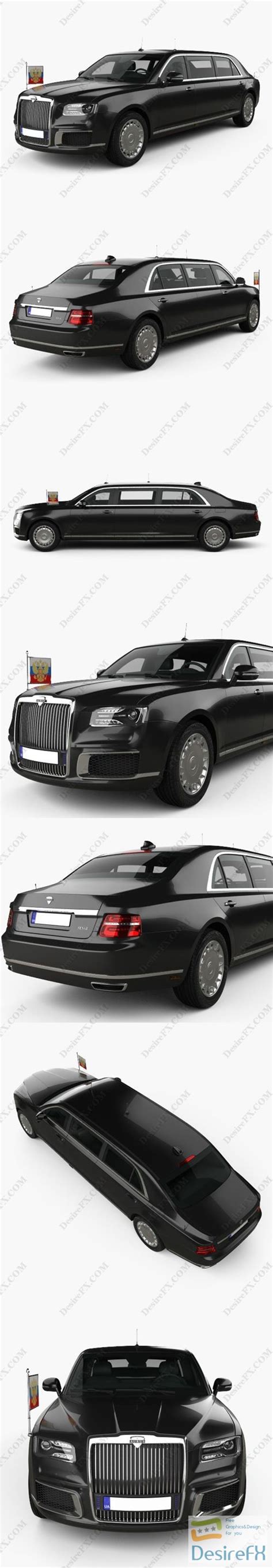 Сенат) is a luxury car developed by nami in moscow, russia. Desirefx.com | Download Aurus Senat 4123 sedan Guard 2018 ...