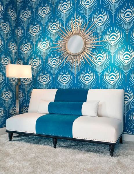 Do you whether or not you want the paint or wall design to stand. Inspiring Peacock Beauty for Your Home