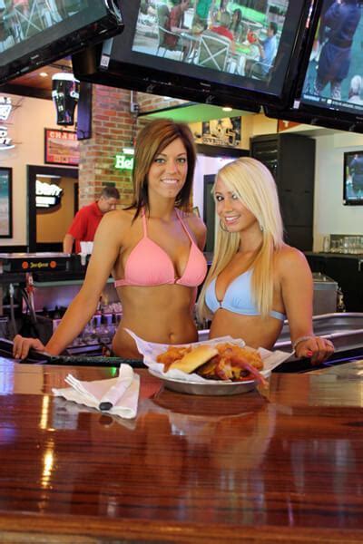 Grilled chicken breast on a sesame bun with all the fixin's make it a cordon bleu! Photos - Bikinis Sports Bar & Grill