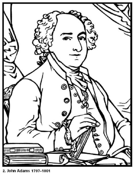 All orders are custom made and most ship worldwide within 24 hours. Free Coloring Pages for Kids. John Adams our 2nd President ...