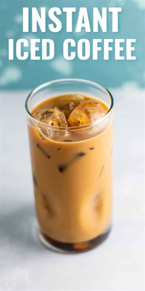 You only need instant coffee, milk, and just a couple of other ingredients to make step #1: Best Easy Instant Iced Coffee Recipe - Build Your Bite