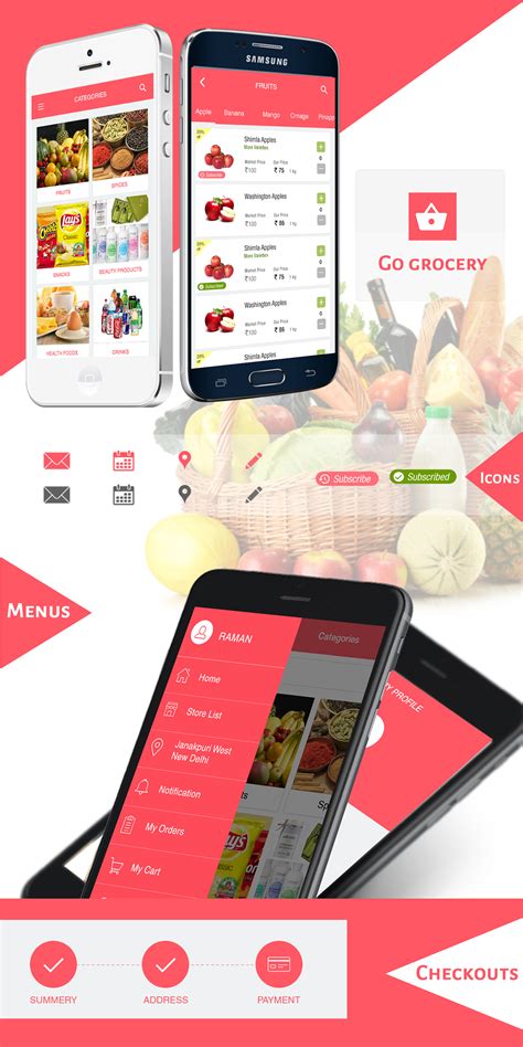 Use the coupons.com app to save the coupons you want to use, and stores that accept it will deduct your savings immediately. Grocery App Development and Solutions for Android, iOS ...