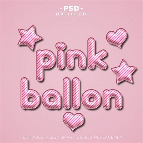 Get your after effects free download here. 3d Pink Balloon Text Effect in 2020 | Balloons text, Pink ...