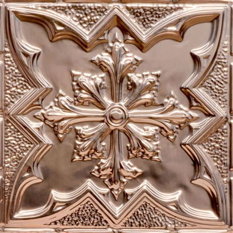 They were in a panel of 8 squares. Large Snowflake- Copper Ceiling Tile - 24 in x 24 in ...