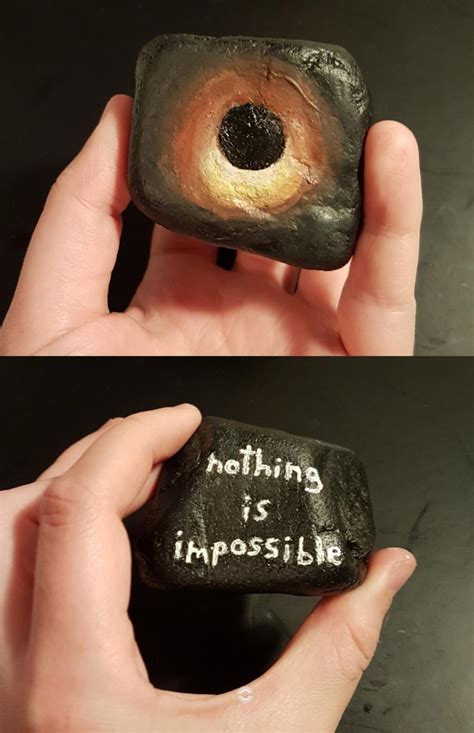 A car as a gift is hitting two. Birthday gift for my brother I made out of a rock I found ...